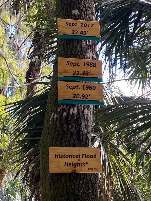 Alafia River Flooding Sign